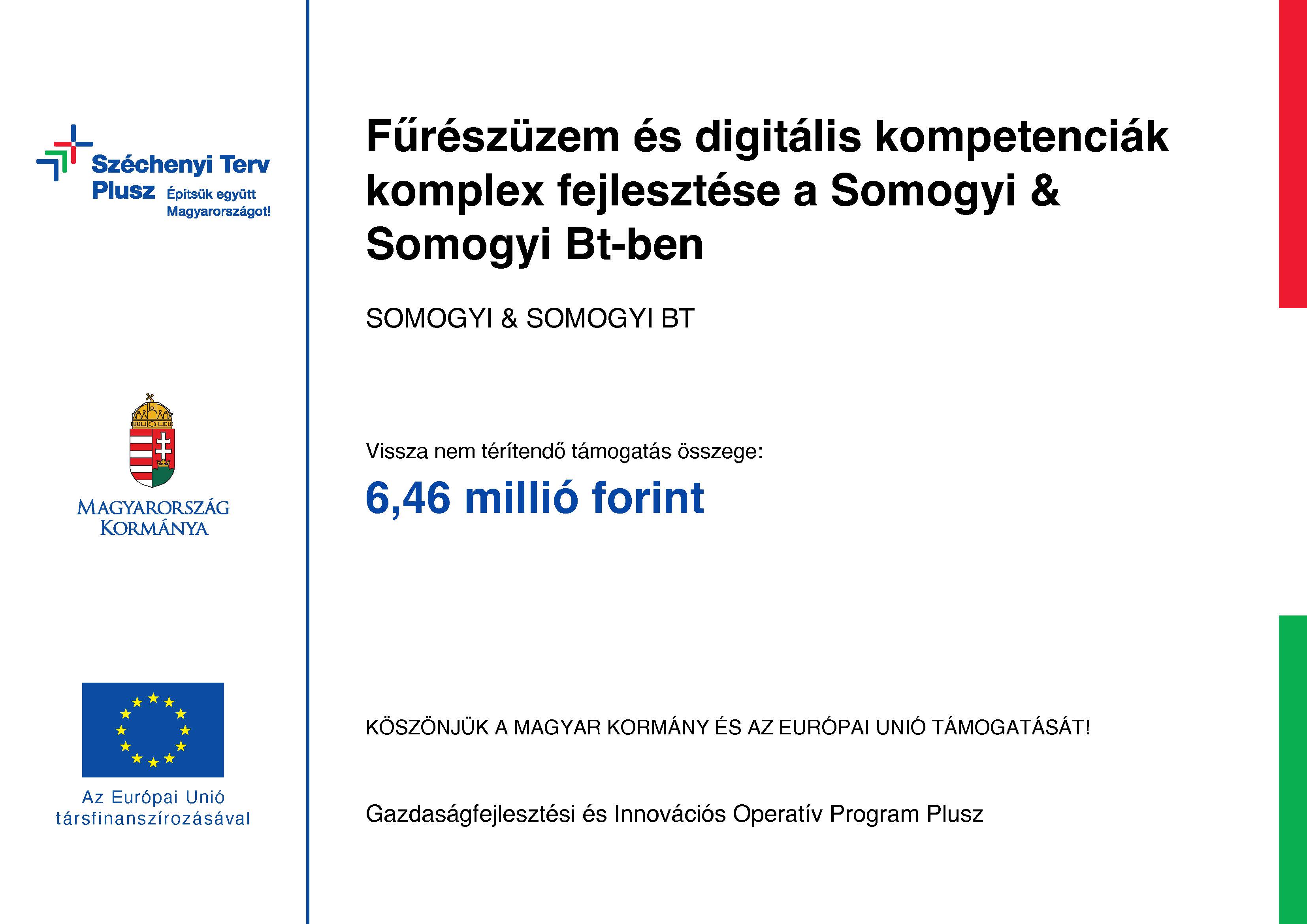 A fűrészüzem és digitális kompetenciák fejlesztésének tájékoztató táblája